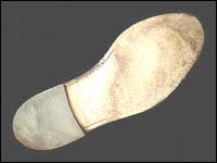The sole of a shoe